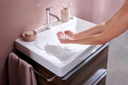 Смеситель для раковины Hansgrohe Tecturis S 73310000 Хром латунь