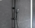 Душевая система Lemark Tropic LM7002BL Черный латунь на стену
