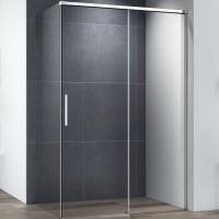 Душевой уголок Cezares Duet Soft-М 160x90 DUET SOFT-M-AH-1-160/90-C-Cr профиль Хром стекло прозрачное