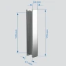 Душевой уголок Abber Sonnenstrand 120х75 AG07120-S75 профиль Хром стекло прозрачное