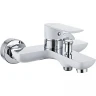 Смеситель для ванны Aquanet Arctic AF520-20СW 216776 Хром Белый латунь на стену