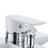 Смеситель для ванны Aquanet Arctic AF520-20СW 216776 Хром Белый латунь на стену