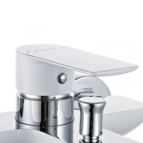Смеситель для ванны Aquanet Arctic AF520-20СW 216776 Хром Белый латунь на стену