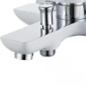 Смеситель для ванны Aquanet Arctic AF520-20СW 216776 Хром Белый латунь на стену