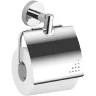 Держатель туалетной бумаги Haiba HB1703 с крышкой Хром