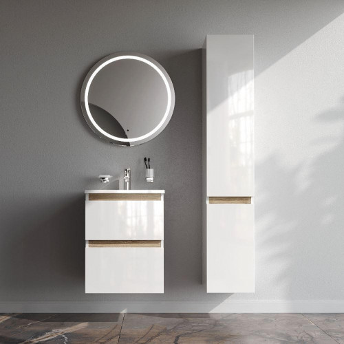 Тумба с раковиной AM.PM X-Joy 50 M85A-FHX0502WG-WCC0502WG подвесная цвет Белый