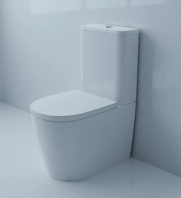 Унитаз компакт Azario Luana AZ-8593 с бачком и сиденьем Микролифт