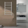 Электрический полотенцесушитель Azario Parma 400x800 П8 AZ10848W диммер справа Белый