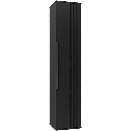 Шкаф пенал Brevita Savoy 35 SAV-05035-030 подвесной Черный матовый МДФ / ЛДСП