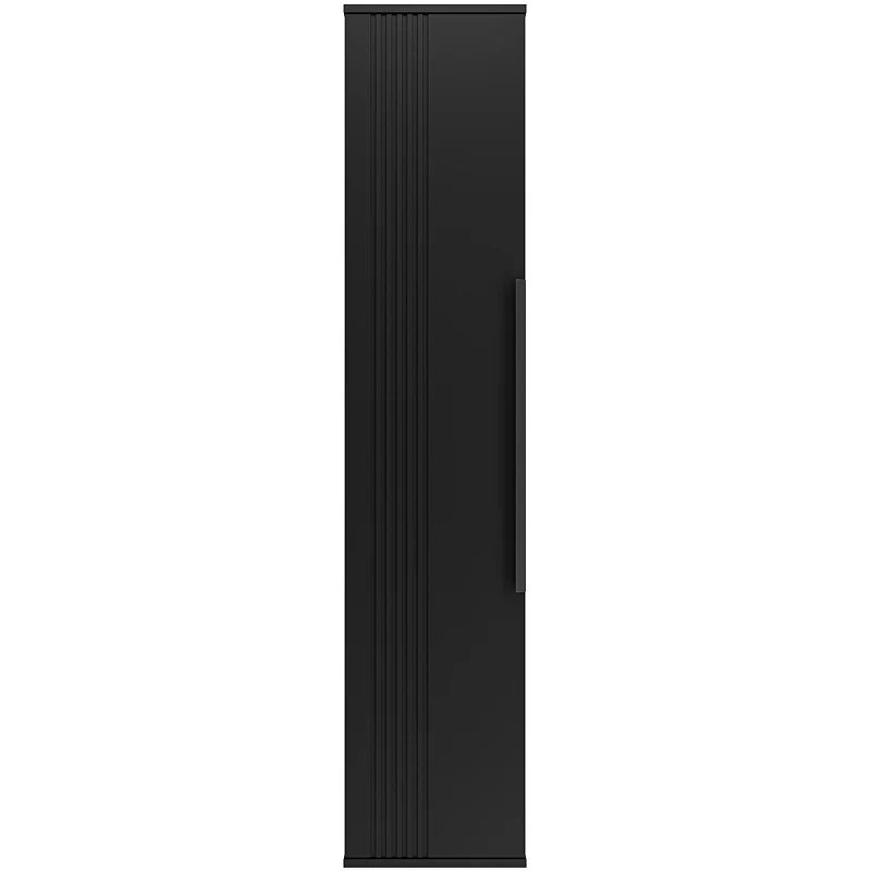 Шкаф пенал Brevita Savoy 35 SAV-05035-030 подвесной Черный матовый МДФ / ЛДСП