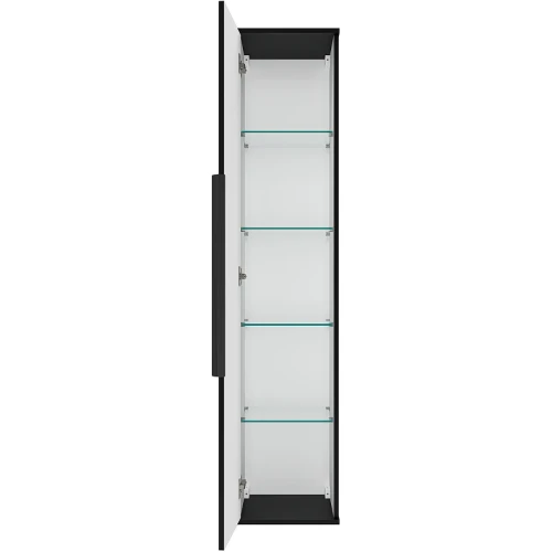 Шкаф пенал Brevita Savoy 35 SAV-05035-030 подвесной Черный матовый МДФ / ЛДСП
