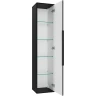 Шкаф пенал Brevita Savoy 35 SAV-05035-030 подвесной Черный матовый МДФ / ЛДСП