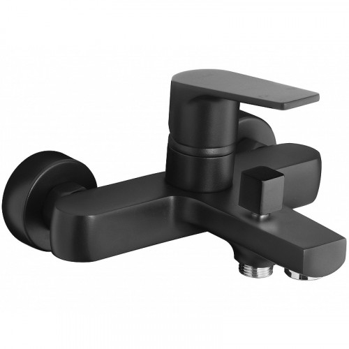 Смеситель для ванны Azario Treya AZ-156805024 Черный латунь на стену