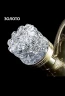 Смеситель для биде Boheme Crystal 296-CRST Золото латунь