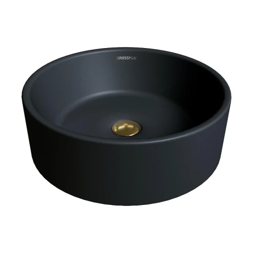 Раковина-чаша Grossman Color 40 GR-3013BM цвет Черный матовый