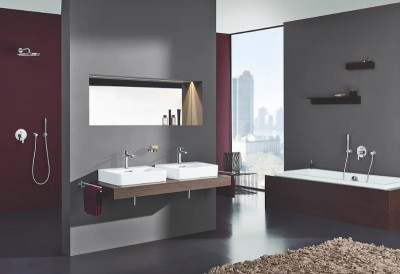 Смеситель для раковины Grohe Lineare New 32114001 Хром латунь