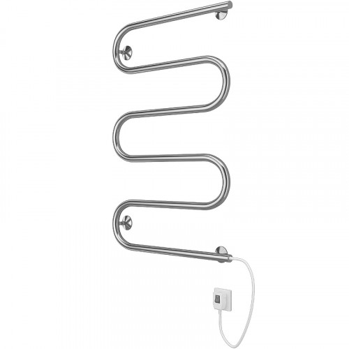 Электрический полотенцесушитель Terminus Ш-образный 600x800 4620768883972 Хром нержавеющая сталь