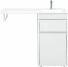 Тумба с раковиной Aquanet Токио 110 R 239299 Белая МДФ / ЛДСП