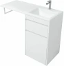 Тумба с раковиной Aquanet Токио 110 R 239299 Белая МДФ / ЛДСП