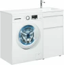 Тумба с раковиной Aquanet Токио 110 R 239299 Белая МДФ / ЛДСП