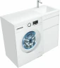 Тумба с раковиной Aquanet Токио 110 R 239299 Белая МДФ / ЛДСП