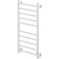 Электрический полотенцесушитель Ника Step-1 100/50 U Белый матовый нержавеющая сталь