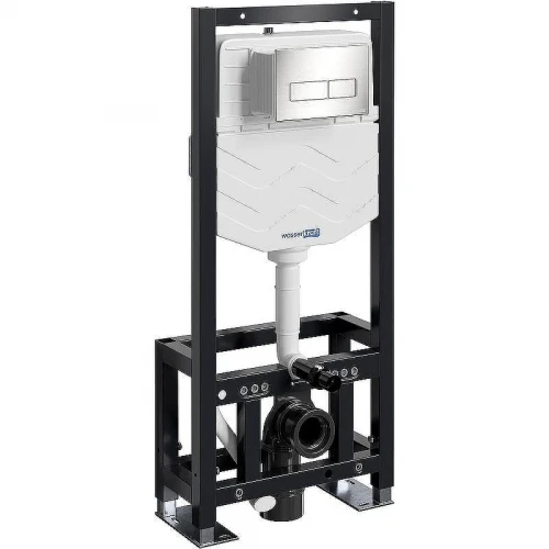 Инсталляция WasserKRAFT Dill 61TLT.010.ME.BN03 для унитаза с клавишей смыва Никель
