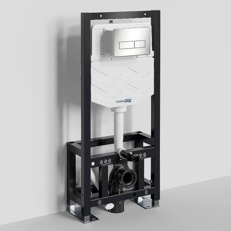 Инсталляция WasserKRAFT Dill 61TLT.010.ME.BN03 для унитаза с клавишей смыва Никель