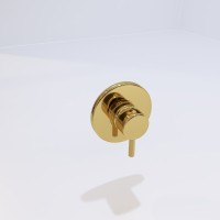 Смеситель для душа Paffoni Light LIG011HG Медовое золото встраиваемый