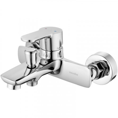 Смеситель для ванны Swedbe Olymp 1830 Хром на стену