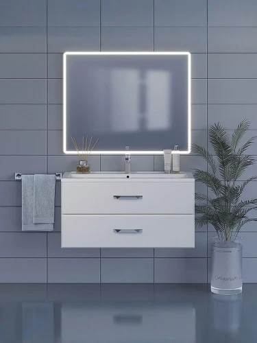 Зеркало Uperwood Foster 100 291020590 с подсветкой с сенсорным выключателем и подогревом