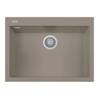 Кухонная мойка Rivelato Zeno 69 ZN-6950 Sabbia цвет Коричневый