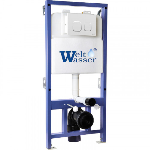 Инсталляция WeltWasser WW Bamberg 525 10000010287 для унитаза без клавиши смыва пластик