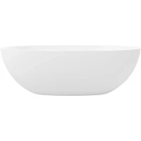 Ванна из искусственного камня Whitecross Diamond 170x87 0201.170087.100 Белая глянцевая без гидромассажа