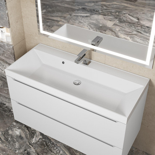 Раковина Uperwood Classic 100 291020339 цвет Белый глянцевый