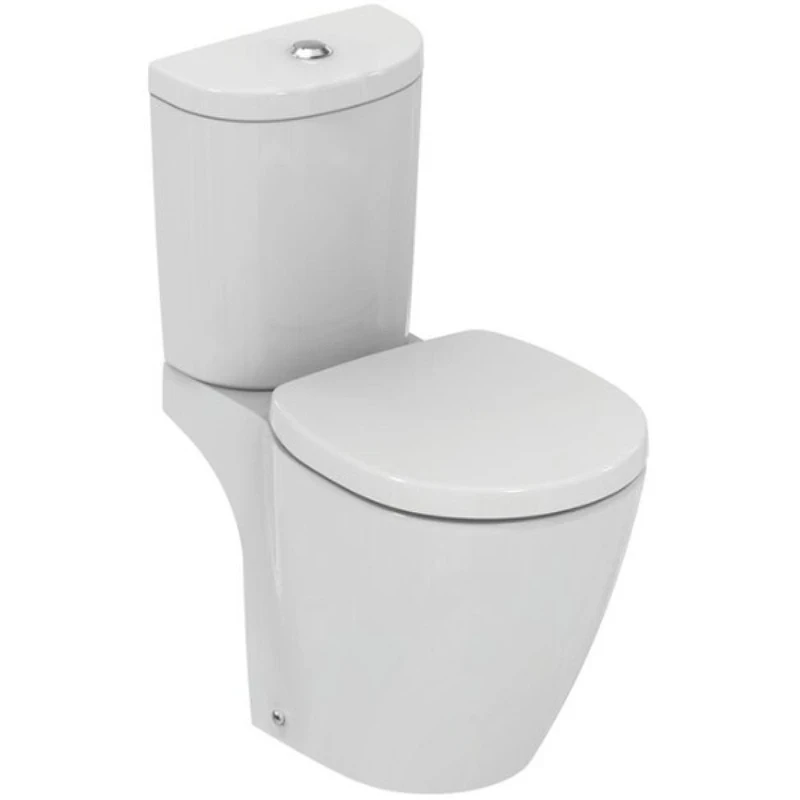 Унитаз компакт Ideal Standard Connect Space E119501 без бачка и сиденья фарфор напольный