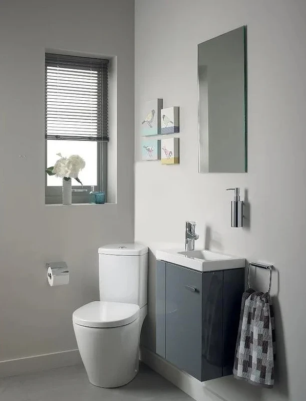 Унитаз компакт Ideal Standard Connect Space E119501 без бачка и сиденья фарфор напольный