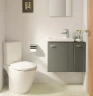 Унитаз компакт Ideal Standard Connect Space E119501 без бачка и сиденья фарфор напольный