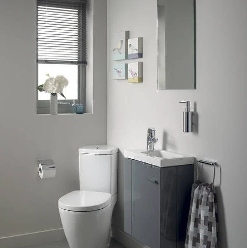 Унитаз компакт Ideal Standard Connect Space E119501 без бачка и сиденья фарфор напольный