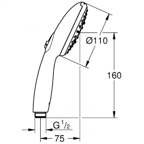 Ручной душ Grohe Tempesta 110 28419003 Хром