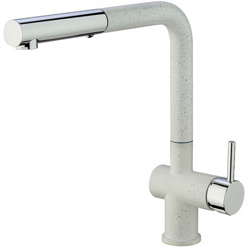 Смеситель для кухни Paini Cox HD90566CR1KM Белый матовый Хром