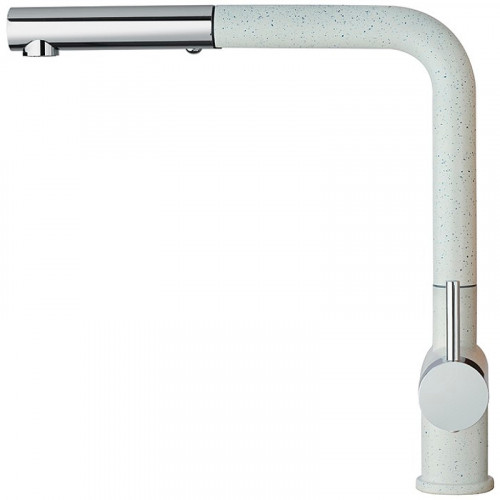 Смеситель для кухни Paini Cox HD90566CR1KM Белый матовый Хром