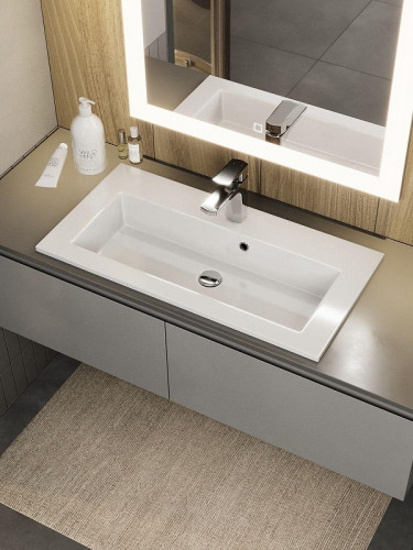 Раковина Uperwood Aurora 71 RAurora70wg цвет Белый глянцевый