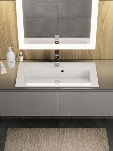 Раковина Uperwood Aurora 71 RAurora70wg цвет Белый глянцевый