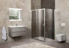 Душевой уголок BelBagno Unique 125х100 UNIQUE-AH-1-110/125-100-C-Cr профиль Хром стекло прозрачное