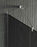Душевая перегородка Maybah Glass MGD-704-5у 690x1950 в узком профиле Хром матовый стекло графитовое матовое