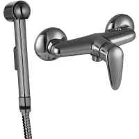 Гигиенический душ со смесителем Lemark Pramen LM3318C Хром латунь на стену