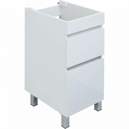 Тумба под раковину Aquanet Вега 100 329122 Белый глянец МДФ / ЛДСП