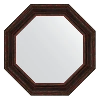Зеркало Evoform Octagon 74х74 BY 7371 в багетной раме - Темный прованс 99