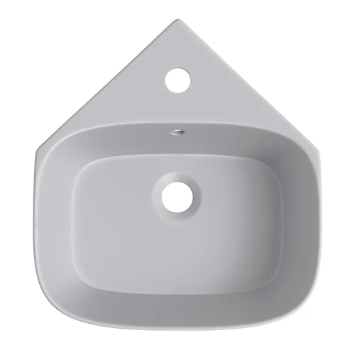 Раковина подвесная Wellsee WC Area 39 30180600S цвет Серый матовый